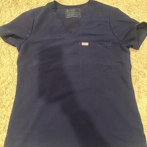 Figs Navy Blue Scrub Set S/SP